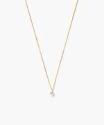 Round Lab Grown Sapphire Necklace